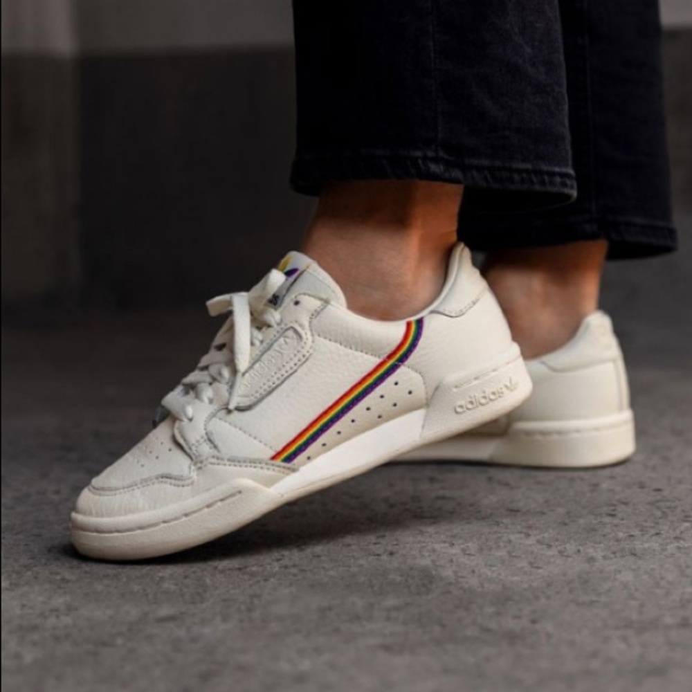 The Adidas Continental 80 Pride - size 9 women’s / 7 men’s